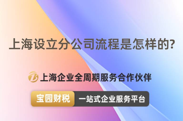 上海設(shè)立分公司流程是怎樣的?
