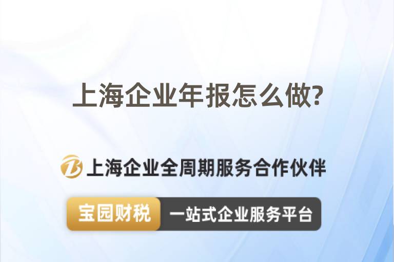 上海企業(yè)年報(bào)怎么做?