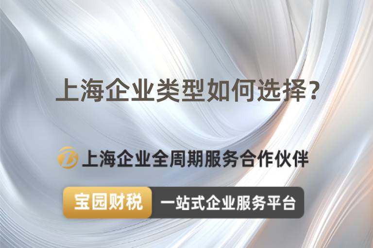 上海企業類型如何選擇？