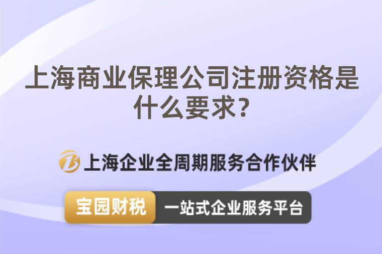 上海商業(yè)保理公司注冊資格是什么要求？