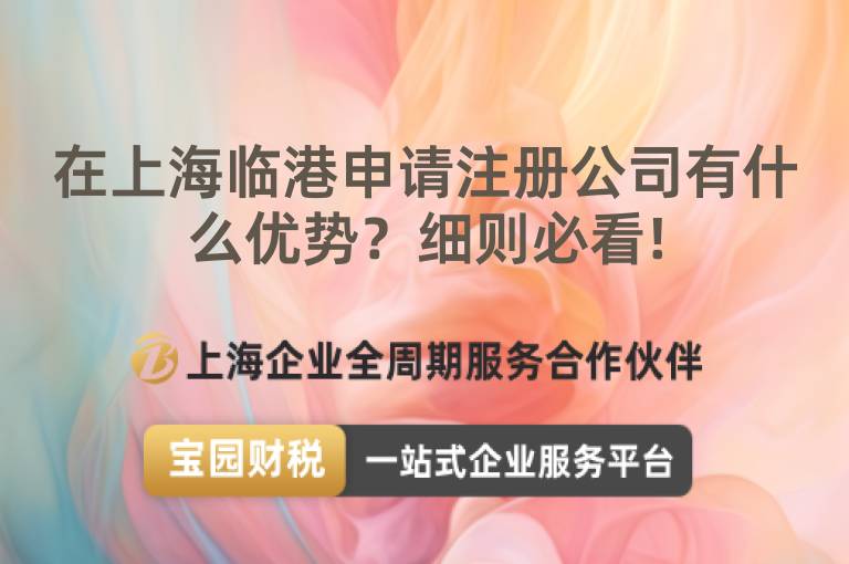 在上海臨港申請注冊公司有什么優(yōu)勢？細則必看!