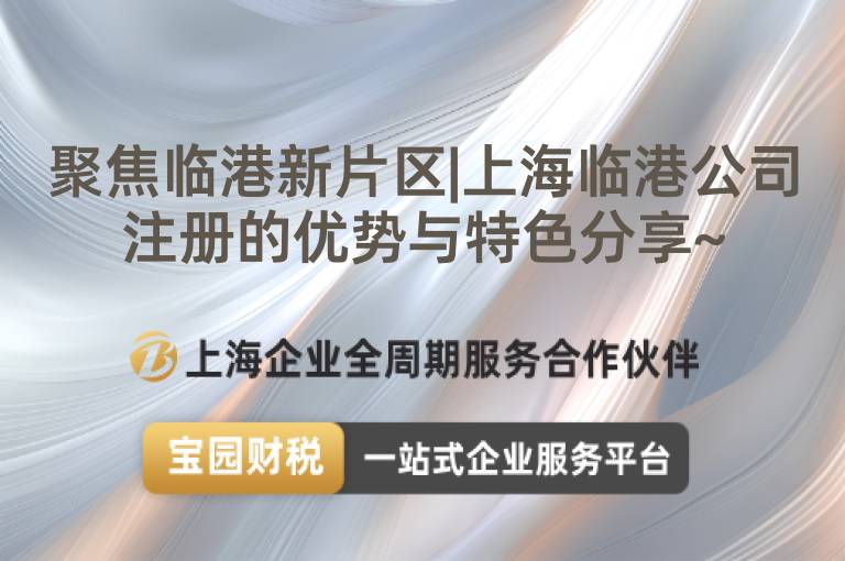 聚焦臨港新片區(qū)|上海臨港公司注冊的優(yōu)勢與特色分享~
