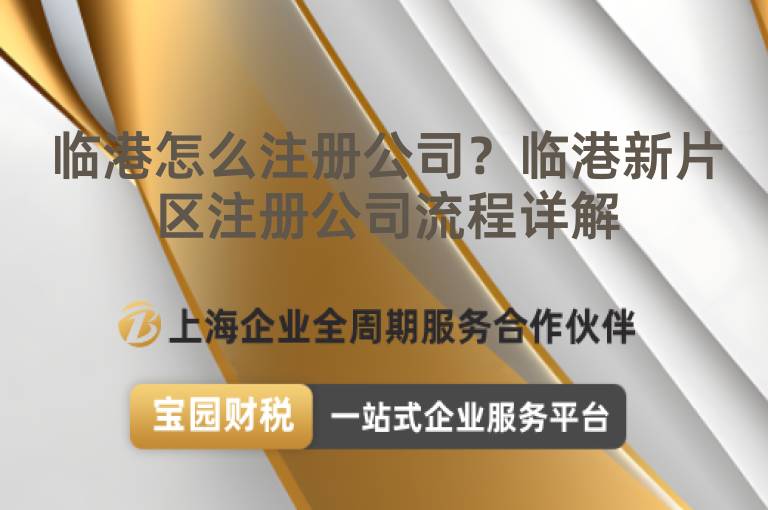 臨港怎么注冊公司？臨港新片區注冊公司流程詳解