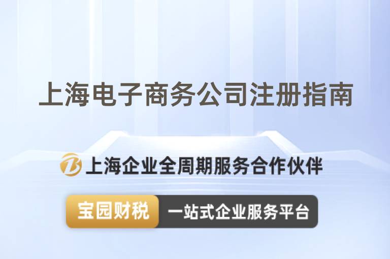 上海電子商務公司注冊指南
