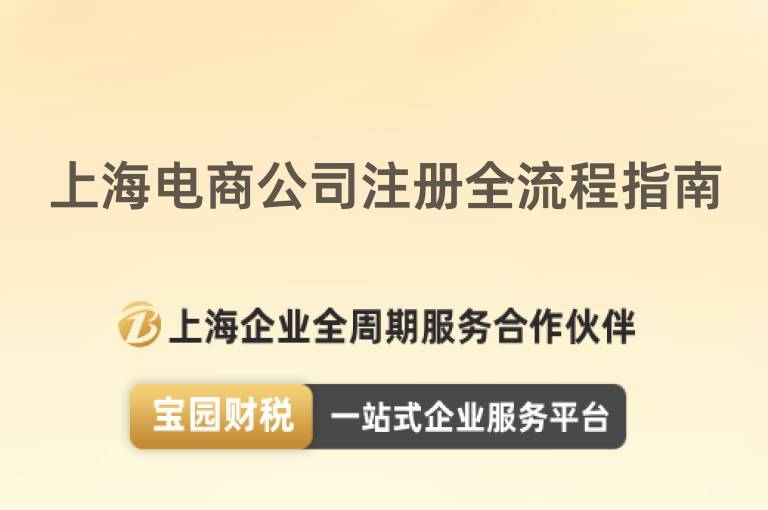 上海電商公司注冊全流程指南